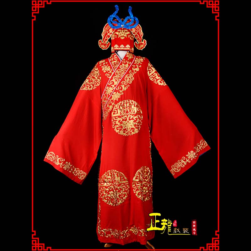 沅江武生服装软绉全金武生衣